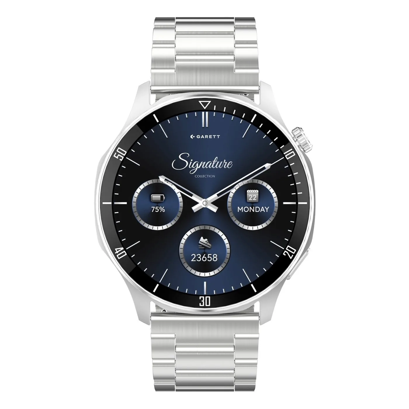 Garett Prime Smartwatch Herren, Edelstahl, Gorilla Glass