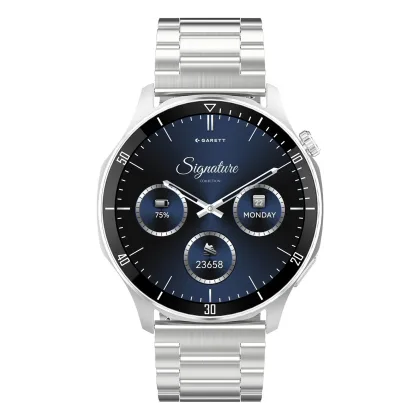 Garett Prime Smartwatch Herren, Edelstahl, Gorilla Glass
