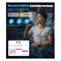 S&T Design Smartwatch Fitness Tracker 1,85" AMOLED-Display, Metall, Herren