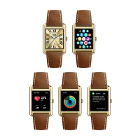 Ice Watch Ice Smart TKS 2.0 Smartwatch 1,41" gold/camel Damen Lederarmband